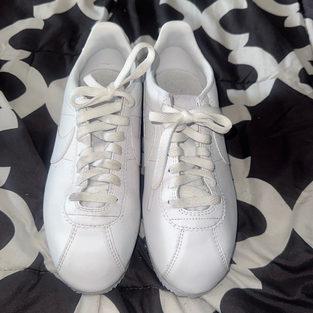 White Cortez Nike